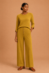 BLUSA HERITAGE IPANEMA RECORTE MOSTARDA